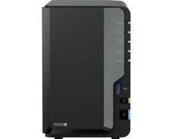 Synology DiskStation DS225+ - NAS - 2 bay - 2GB DDR4 - 0TB - 1x 1G - 1x 2.5G netwerk — cadeau in Eten & Drinken