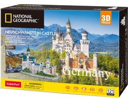National Geographic - 3D-puzzel - Cubic Fun 3D-puzzel NG Kasteel Neuschwanstein — cadeau in Spellen & Speelgoed