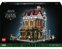 LEGO Icons 10350 - Hoekpand in tudorstijl - Tudor Corner — cadeau in Spellen & Speelgoed