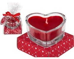 Kaars In Hartvorm - cadeau verpakking - with love — cadeau in VALENTIJNSDAG 🌹