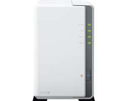 Synology DS223j - NAS - 2 bays - 0TB - Wit — cadeau in Elektronica