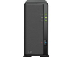 Synology DS124 - NAS - Western Digital RED 2TB (1x 2TB) — cadeau in Eten & Drinken
