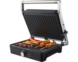 Tomado TGC4001S - XXL contactgrill - Tosti apparaat - 30 x 24 cm - Tosti ijzer - Instelbare temperatuur - Grill apparaat - PFAS vrij - 2000 watt — cadeau in Kookcadeaus