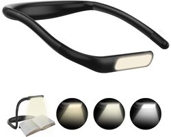 Oplaadbare Leeslamp voor Boeken - Verstelbare Helderheid - Draagbaar en Gemakkelijk te Gebruiken - Langdurige Batterijlevensduur — cadeau in Gadgets