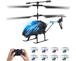 VEVOR RC-Helikopter, 2,4 Ghz Afstandsbedieningshelikopter, 3,5-Kanaals RC-Vliegtuig, 16 Minuten Vliegtijd, Hoogtebehoud, Opstijgen/Landen met Één Knop En Led-Verlichting, Speelgoed voor Kinderen Vanaf 8 Jaar — cadeau in Spellen & Speelgoed