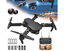 Opvouwbare 4K-Drone Met Dubbele Camera WiFi En Traject Vlucht - Hoogte Behoud Foto/Video via Gebaren 90° Verstelbare Lens Draagbare RC-Helikopter — cadeau in Gadgets