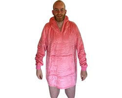 THUISTRUI - Warme trui - fleece deken - roze — cadeau in Mode & Accessoires