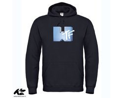WTF - Unisex Hoodie - S - Zwart — cadeau in Mode & Accessoires
