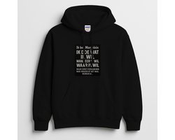 Grappig Marjolein Hoodie – Ik ben Marjolein IK DOE WAT IK WIL WANNEER IK WIL WAAR IK WIL MAAR EERST EVEN AAN MIJN MAN VRAGEN OF HET MAG, MOMENTJE... – Unisex Hoodie voor Dames & Heren – Humor Cadeau — cadeau in Mode & Accessoires