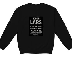 Grappige Lars Sweater – IK DOE WAT IK WIL WANNEER IK WIL WAAR IK WIL – Unisex Sweater voor Dames & Heren – Humor Cadeau — cadeau in Mode & Accessoires