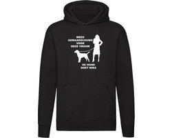 De hond doet niks Hoodie - waarschuwing - huisdier - hond - baas - dierendag - grappig - unisex - trui - sweater - capuchon — cadeau in Mode & Accessoires