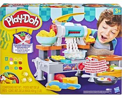Play-Doh Supersissende Keukenspeelset - met echte kookgeluiden - inclusief 8 potjes klei — cadeau in Spellen & Speelgoed