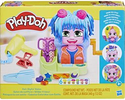 Play-Doh Haarsalon Speelset - Boetseerklei - Inclusief 6 Play-Doh potjes - Knutselen voor kinderen — cadeau in Spellen & Speelgoed