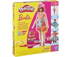 Play-Doh-set Barbie Bloemen en Franjes - Maak Poppenkleertjes - Boetseerklei — cadeau in Spellen & Speelgoed