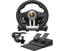 PXN - V3 Pro - Race Stuur met Pedalen & Flippers - Game Stuur - Geschikt voor PS4 - Xbox One - PC - Xbox Series X|S - PS3 - Nintendo Switch - Zwart — cadeau in Games, Films & Muziek