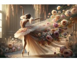 Ballet in Bloom - Mint by Michelle decoupage papier A3 — cadeau in Hobby