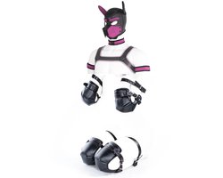 Pet play Deluxe 12 Delige Dog Puppy Set - Roleplay - kinky - luxe set - kwaliteits set - kinky - Roze - Woeefff — cadeau in Cadeau-ideeën