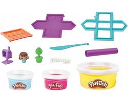 Play Doh Builder - Bouw je eigen huisje / poppenhuis - Met klei en boetseer accesoires + Speelfiguur meisjes — cadeau in Spellen & Speelgoed