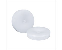 Ledverlichting met Bewegingssensor - Draadloos - Oplaadbaar - Nachtlamp op Batterij - Warm Wit - Wit Licht - Draadloos Sensor - Kastverlichting - Trapverlichting - Nachtlampje - Badkamerverlichting - Spiegelverlichting — cadeau in Wonen & Interieur