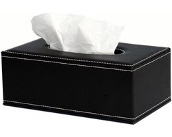 Tissuebox Houder - Servetten Doos - Woonkamer Decoratie - Stijlvolle Organizer - Klein Formaat - Effen Kleur — cadeau in Cadeau-ideeën