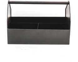 Housevitamin Organiser - 30x17x17cm Metaal Zwart Design. Helpt bij het organiseren van je spullen op een stijlvolle manier. — cadeau in Cadeau-ideeën