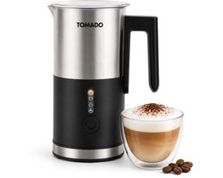 Tomado TMF2501S - Elektrische Melkopschuimer - 4 standen - Warm en koud opschuimen - PFAS vrij - Cappuccino maken – rvs — cadeau in Kookcadeaus