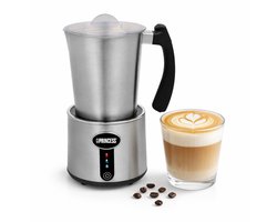 Elektrische Melkopschuimer Princess – PFAS BPA vrij - Uitneembare RVS kan - Vaatwasserbestendig – Droogkookbeveiliging – Temperatuurcontrole - Voor koud schuim, heet schuim en verwarmen - Matcha - Chocola - Cappuccino - Latte - 3-in-1 - 243005 — cadeau in Kookcadeaus