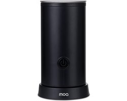 MOA Elektrische Melkopschuimer - 2-in-1 - Handige Melkschuimer - 240 ML - Voor Cappuccino - Melkklopper - Zwart — cadeau in Kookcadeaus