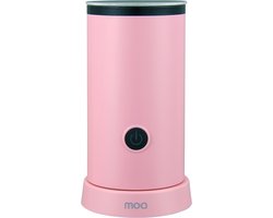 MOA Elektrische Melkopschuimer - 2-in-1 - Handige Melkschuimer - 240 ML - Voor Cappuccino - Melkklopper - Roze — cadeau in Kookcadeaus