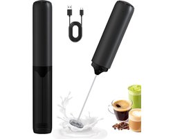 Hand-Melkopschuimer - Elektrische Mixer - Elektrische Melkopschuimer - Mengkop met Dubbele Spoel - Drankgarde - Oplaadbare - Opbergdoos - Voor Latte, Cappuccino, Matcha, Warme Chocolademelk en Eieren — cadeau in Kookcadeaus