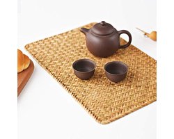 Placemat – Set van placemats – Eetkamer accessoires – Luxe placemats – Tafelen - Hittebestendig - Anti-Slip - Onderlegger – Afneembaar — cadeau in Wonen & Interieur