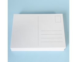 Blanco Ansichtkaarten A6 Voorbedrukt - 60stk. - 350g/m2 — cadeau in Hobby