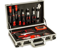 Gereedschapskoffer 53-delig – Compleet & Compact (±5 kg) | Stevige Kunststof Koffer – Direct Klaar voor Thuis & Garage — cadeau in Gereedschap