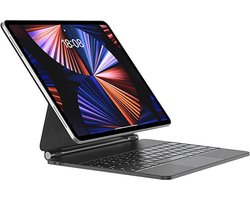 Toetsenbord Hoes Apple iPad Pro 11 (2022/2021/2020/2018) - Bluetooth Magnetisch Keyboard Case - met Touchpad Muis en Verlichting - QWERTY - Zwart — cadeau in Telefoon & Tablet