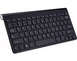 Draadloos Toetsenbord (QWERTY) Keyboard Wireless Universeel Draadloos Bluetooth - Toetsenbord Geschikt voor: Smart TV Box / Tablet / Computer Laptop (Windows) PC / Apple Mac / iPad / Samsung / iPhone / Macbook / iMac / Android - zwart — cadeau in Gadgets