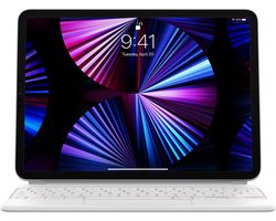 Apple Magic Keyboard voor 11-inch iPad Pro en iPad Air 4 (2020) - QWERTY - Wit — cadeau in Telefoon & Tablet