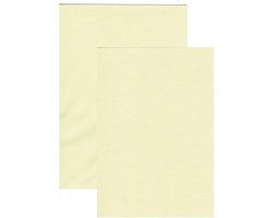 20 Gevouwen kaarten met Enveloppen - Créme - 220 grams papier - A6 / C6 - 148x105mm / 162x114mm — cadeau in Cadeau-ideeën
