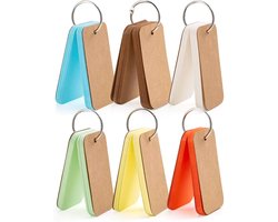 300 Stuks Blanco Kraft Kaarten Flashcards - Multikleur Systeemkaarten met Ringen - Karton Flitskaarten - Mini Kraftpapier Cadeaulabels/ Bedankt Kaartjes - Lege Wenskaarten\Naamkaartjes - Flash cards met Ring - Kleine Verjaardagskaart — cadeau in Mode & Accessoires