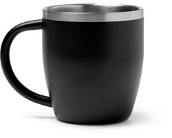 Bany Thermos 1518 RVS- Zwart - 300 ML - Dubbelwandig met Handvat zonder deksel - dubbelwandige vacuüm geïsoleerde koffiebeker - Thee - Koffie. Geschikt voor laser — cadeau in Koken & Dineren