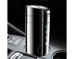 Verwarmde automok, universeel 12V/24V, 400 ml, elektrische waterkoker, automatische koffiemachine, geïsoleerde mok Geschikt voor koffie, thee en melk. — cadeau in Cadeau-ideeën