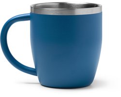 Bany Thermos 1518 RVS- Blauw - 300 ML - Dubbelwandig met Handvat zonder deksel - dubbelwandige vacuüm geïsoleerde koffiebeker - Thee - Koffie. Geschikt voor laser — cadeau in Koken & Dineren