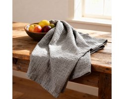 Arti Casa Servetten Grijs - Set van 4 Stuks - Gemaakt van Zacht Katoen - Herbruikbaar en Eenvoudig Wasbaar - Vierkant Formaat van 35x35 cm - Effen Grijs Design - Geschikt voor Dagelijks Gebruik — cadeau in Wonen & Interieur