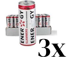 Slammers Energy Drink 24x25 cl - NL 3x — cadeau in Cadeau-ideeën