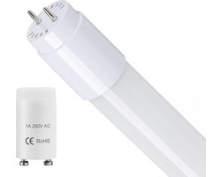 LED TL Buis - T8 G13 - Velvalux - 60cm - 8W 960lm - 840 Natuurlijk Wit 4000K | Vervangt 69W — cadeau in Cadeau-ideeën