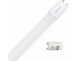 LEDmaxx LED TL-buis T8 9W/840 900lm | G13 | 590mm (604mm inclusief pinnen) | Vervangt Philips TL-D 18W/840 | G13 | Koel Wit | 9 watt | 15.000 Branduren — cadeau in Cadeau-ideeën