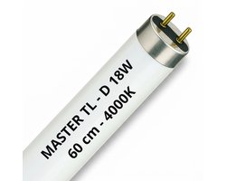 Originele TL Buis 60 cm – 18W TL-D lamp – 840 neutraal wit licht 4000K – T8 G13 Universeel — cadeau in Cadeau-ideeën
