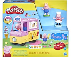 Play-Doh Peppas IJsjes Speelset - Boetseerklei - Inclusief 5 Play-Doh potjes — cadeau in Spellen & Speelgoed