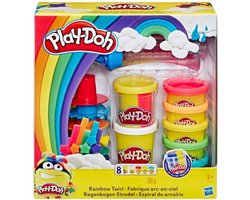 Merkloos Klei Speelset met Regenboog Draaimolen en Mixerset - 8 Kleuren — cadeau in Spellen & Speelgoed