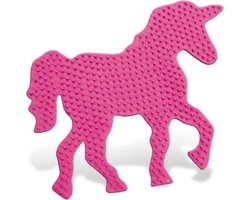 SES Creative Beedz Strijkkralen Grondplaat - Unicorn - Voor Meisjes vanaf 5 Jaar - Knutselen - PVC-Vrij - Schoencadeautjes Sinterklaas — cadeau in Cadeau-ideeën