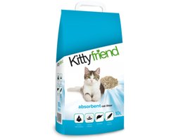 Kitty Friend Kattenbakvulling - Stuifarm Klei, Natuurlijke Absorbent - 10 Ltr — cadeau in Cadeau-ideeën